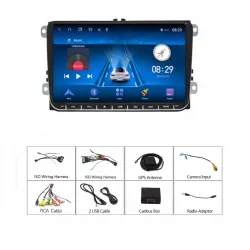 VW - 9" МУЛТИМЕДИЯ / НАВИГАЦИЯ ANDROID 15 1GB RAM/8GB ROM + CARPLAY + ANDROID AUTO