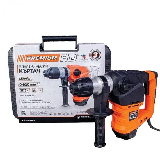 КЪРТАЧ 1500W 5.5J SDS-PLUS PRMIUM HD на 229.90 лв. (117.55 €) от SmartBulgaria.bg
